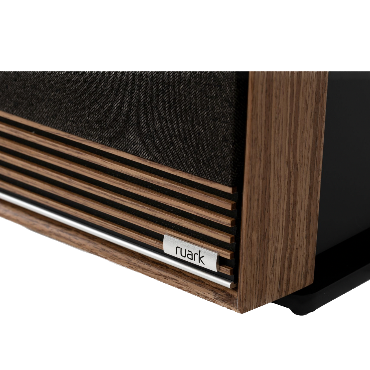 Ruark Talisman-R Floorstanding Speaker in Walnut front bottom detail