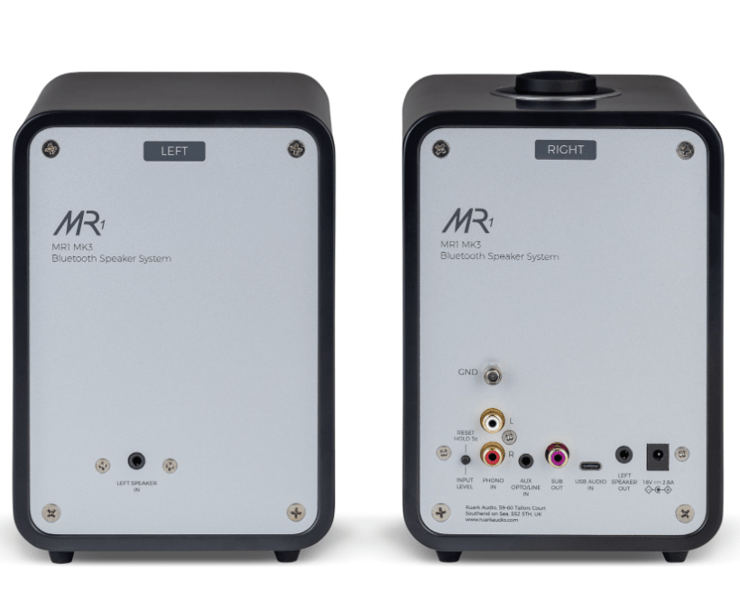 Ruark Audio MR1 Mk3 Bluetooth Speaker System, rear
