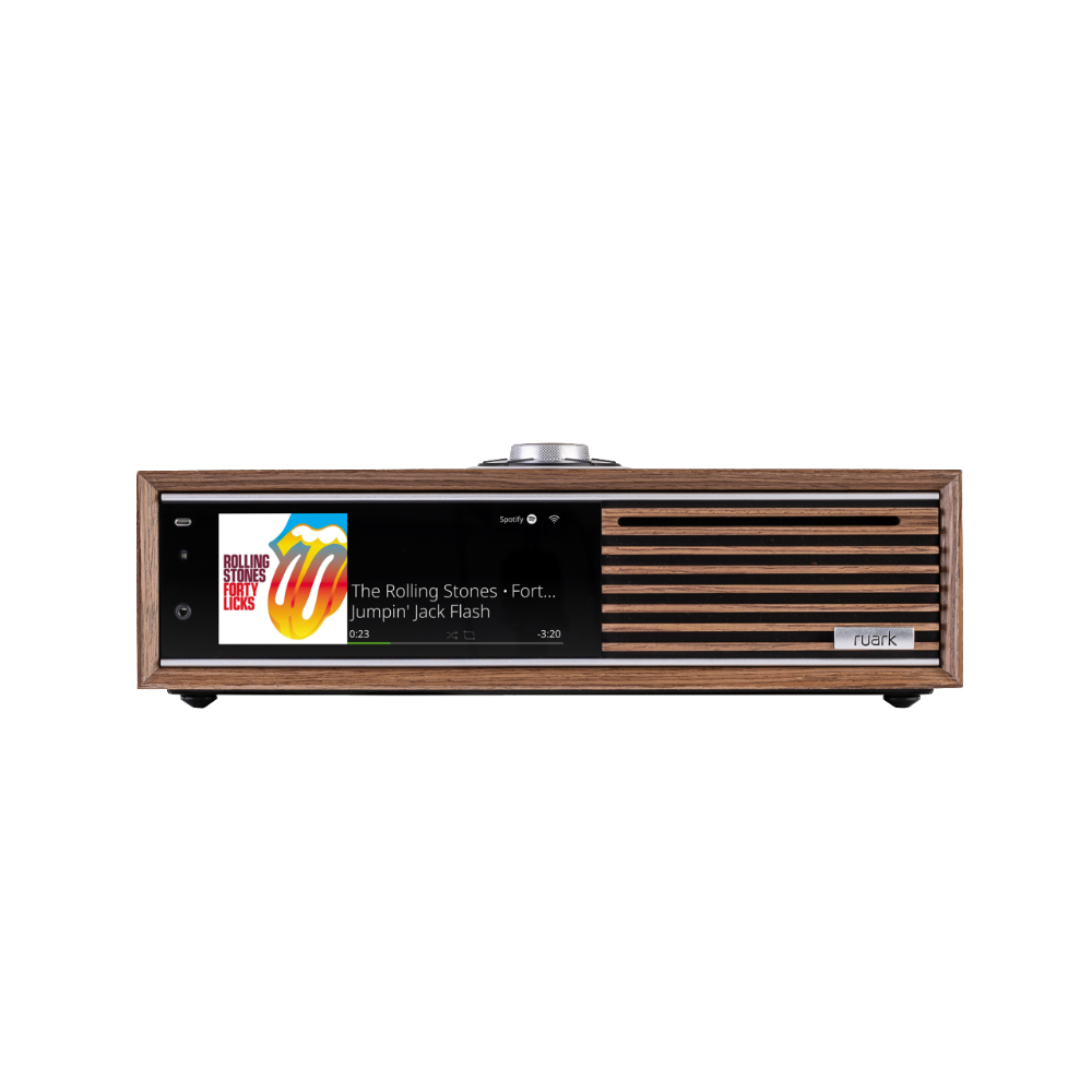 Ruark Audio R710 Music Console in Walnut, front