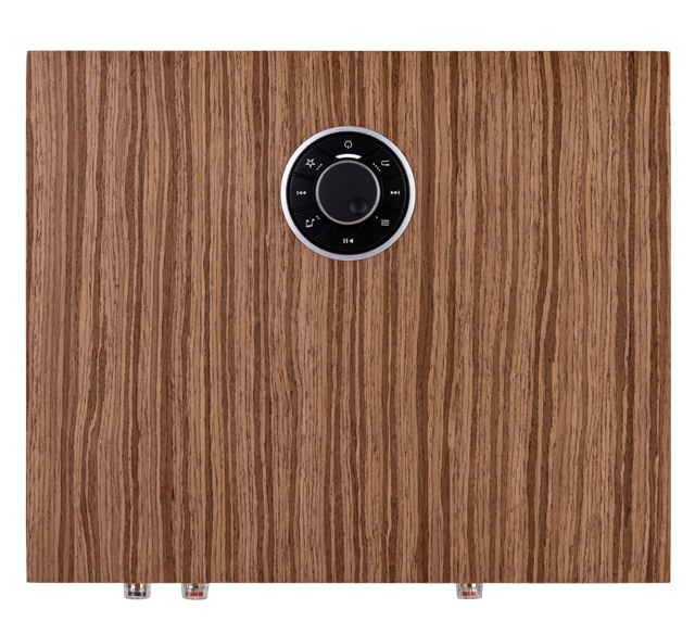 Ruark Audio R710 Music Console in Walnut, top