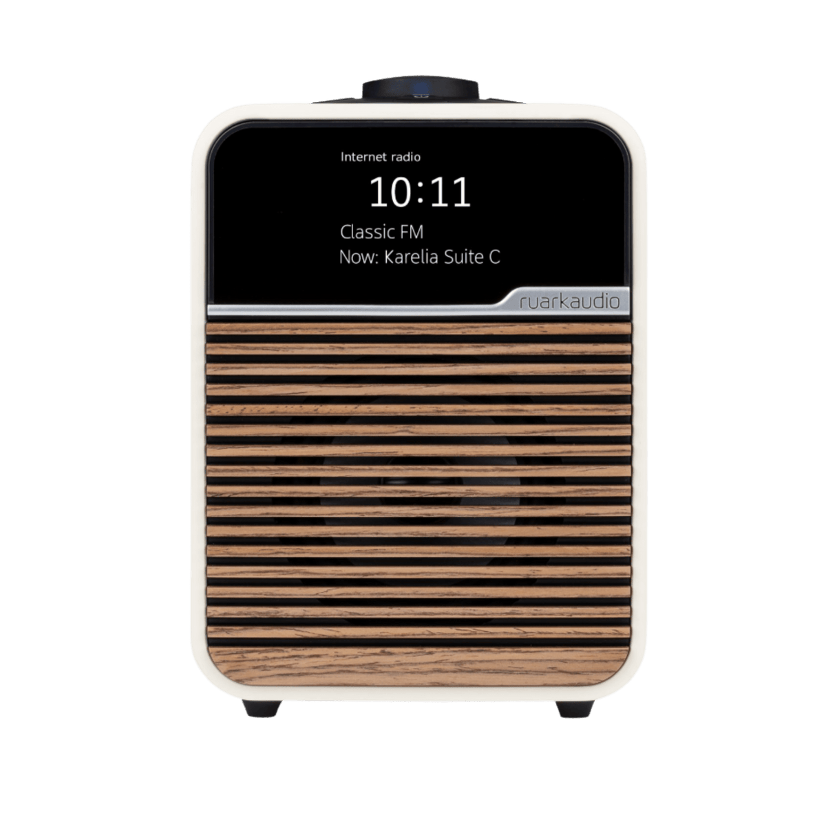 Ruark Audio R1S Smart Radio, in light cream, front
