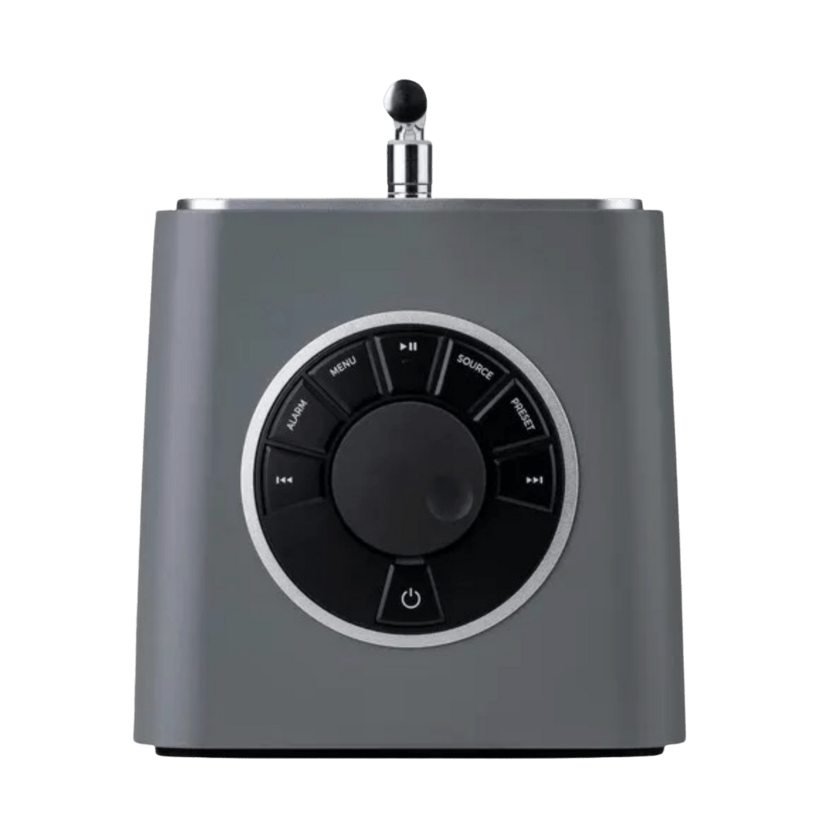 Ruark Audio R1S Smart Radio, in mid grey, top