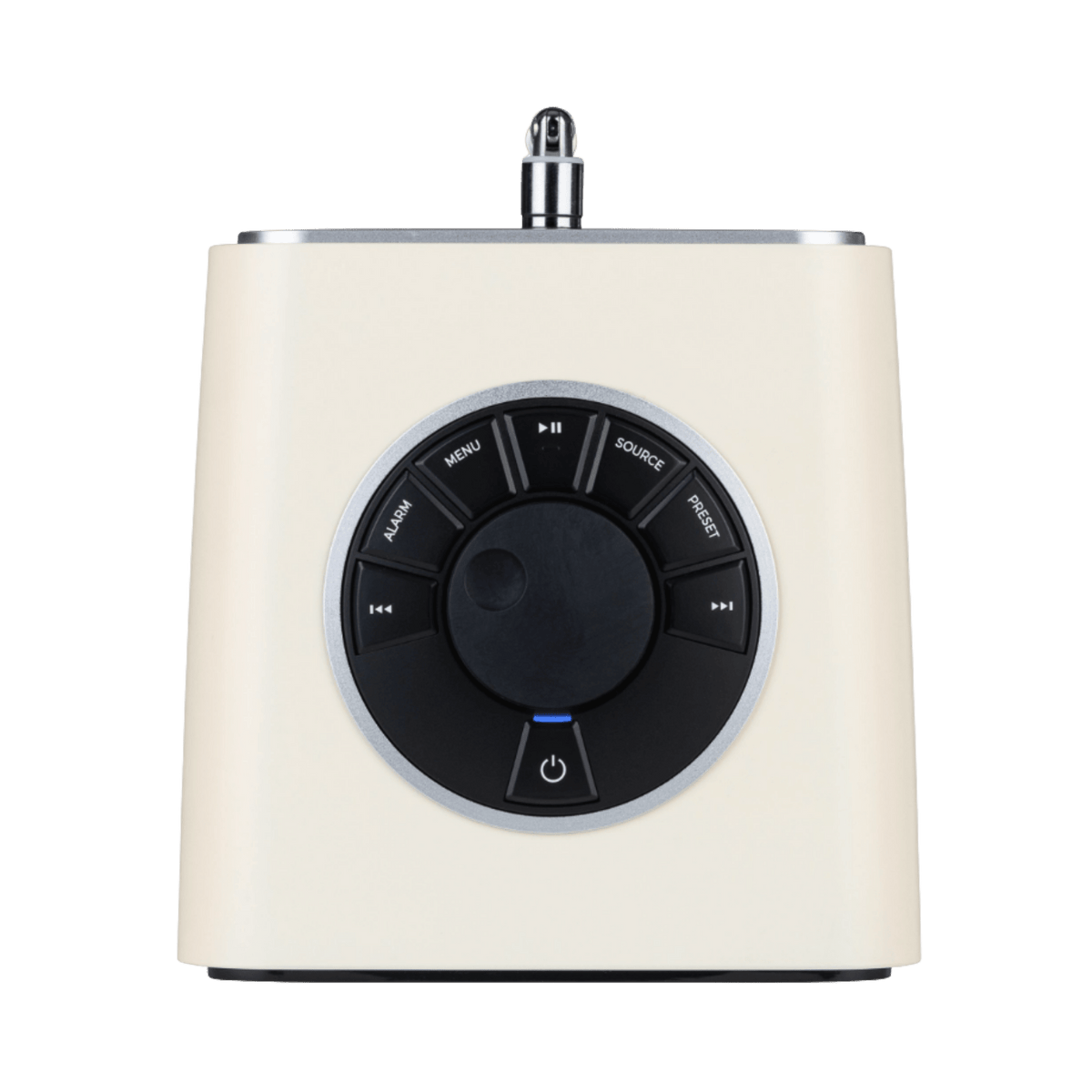 Ruark Audio R1S Smart Radio, in light cream, top