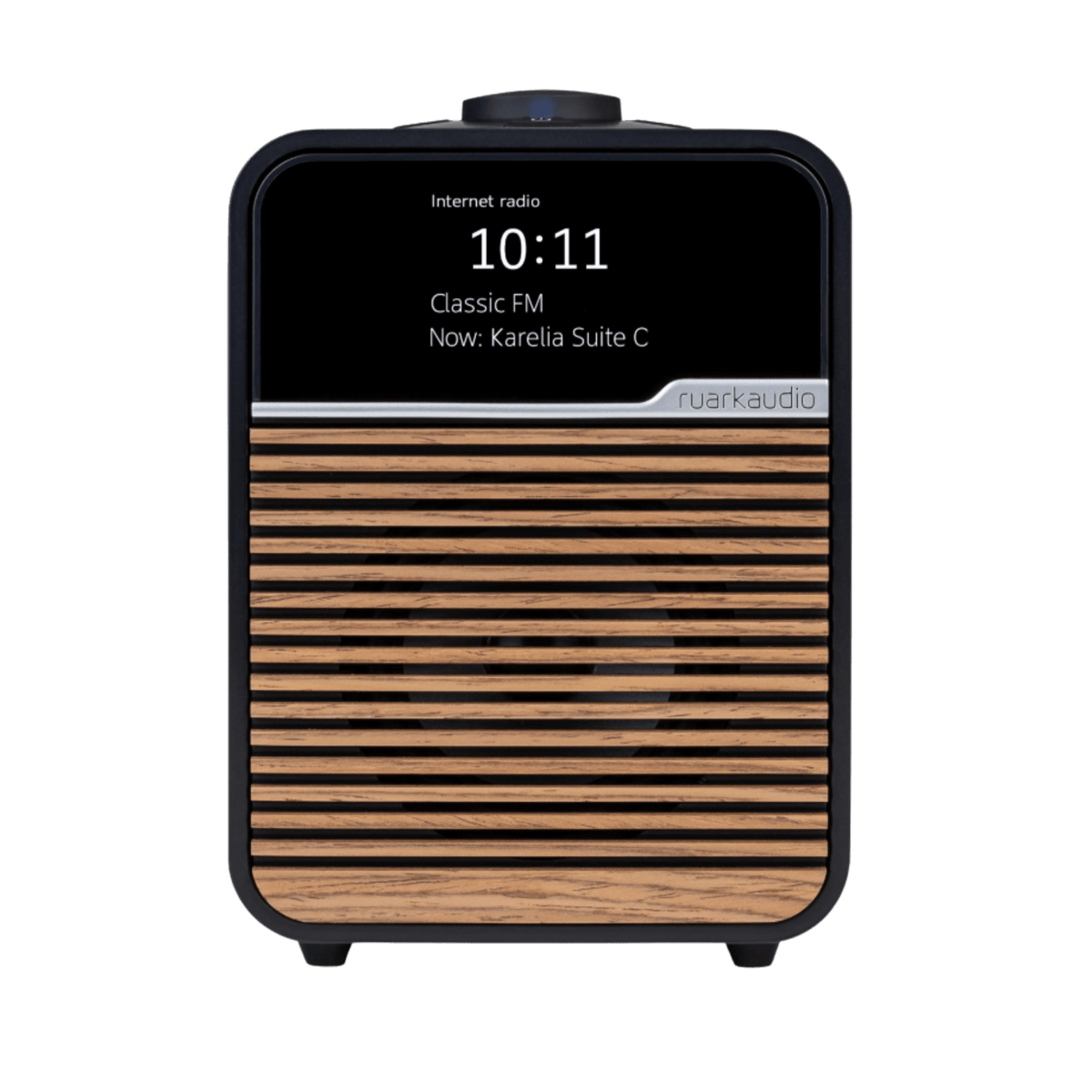 Ruark Audio R1S Smart Radio, in charcoal, front