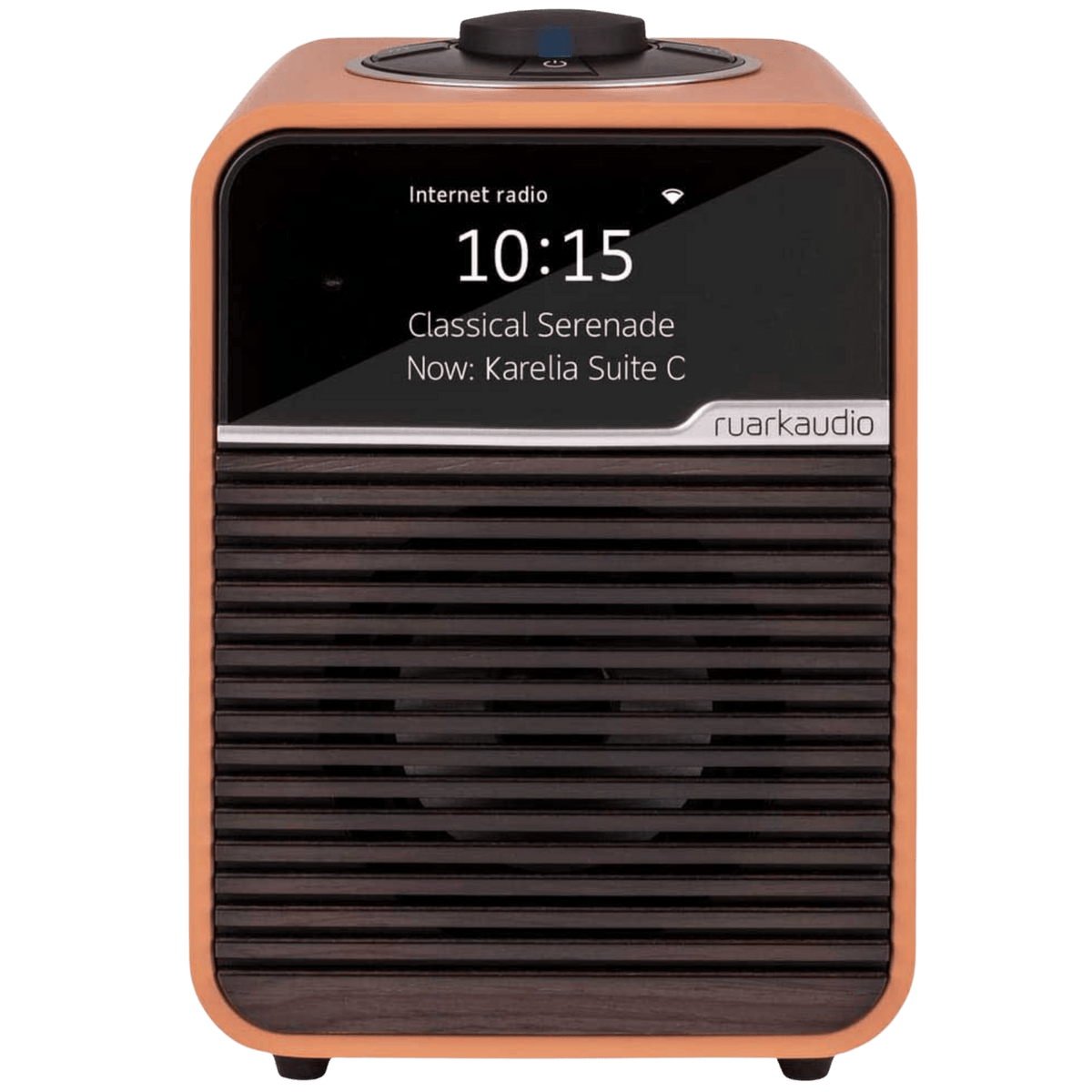 Ruark Audio R1S Smart Radio, in terracota, front