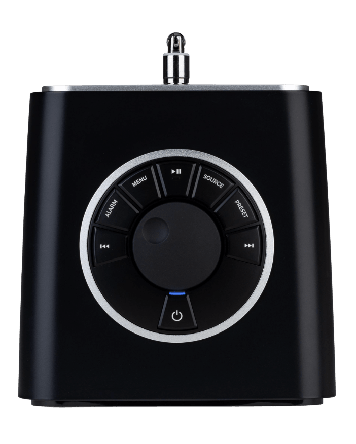 Ruark Audio R1S Smart Radio, in charcoal, top