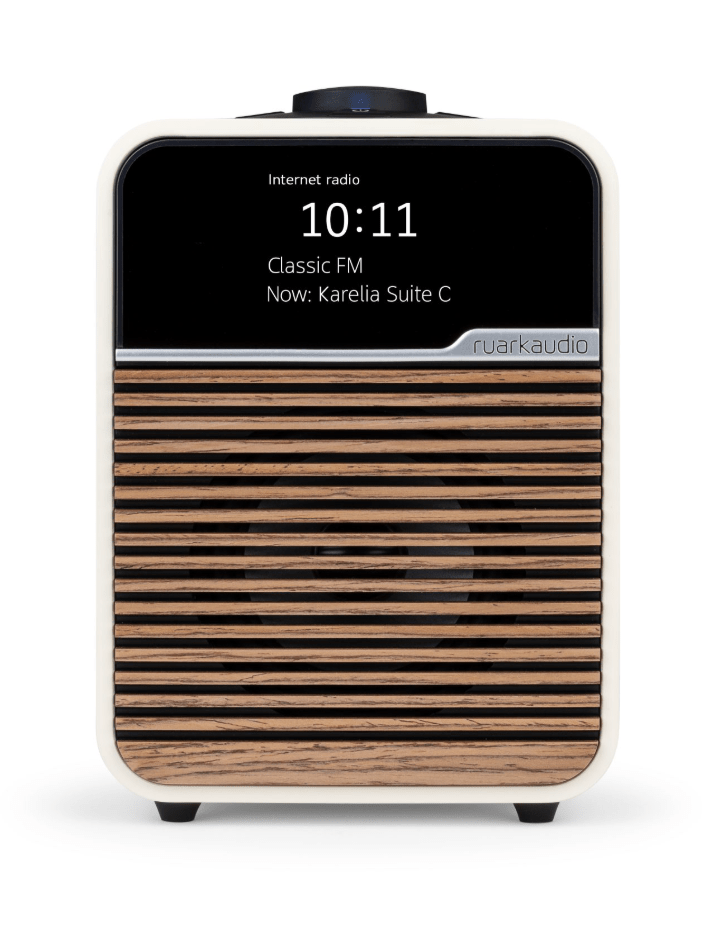 Ruark Audio R1S Smart Radio in Light Cream front