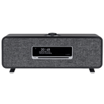 The Ruark Audio R3S is the ultimate, versatile all-in-one system connected music system. Satin Charcoal unit displayed here