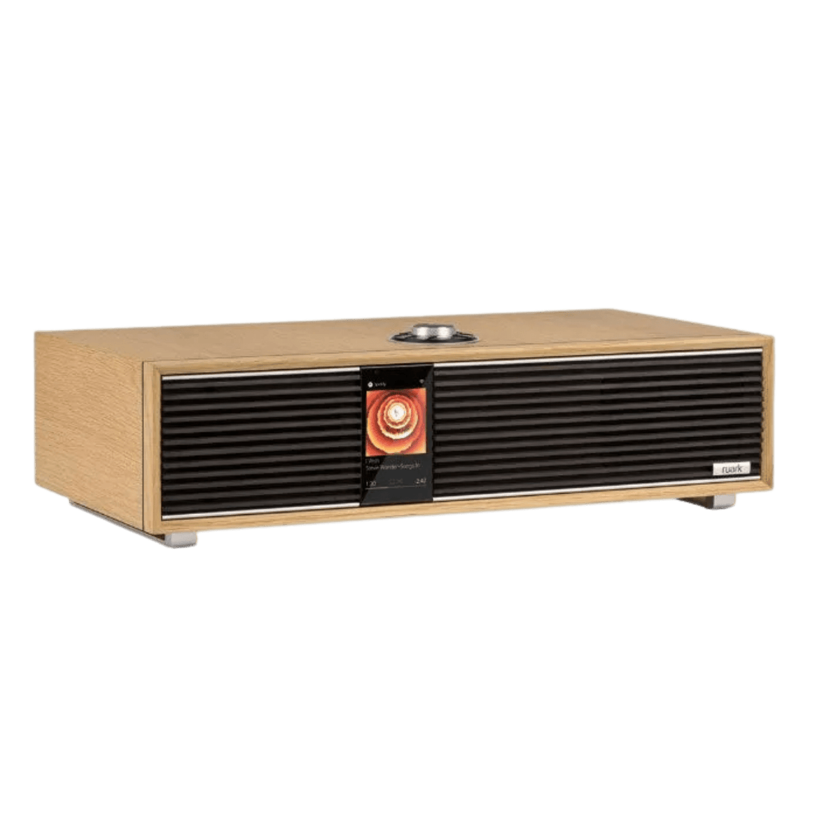 Ruark Audio R410 Anniversary Edition Integrated Music System, angled to the right