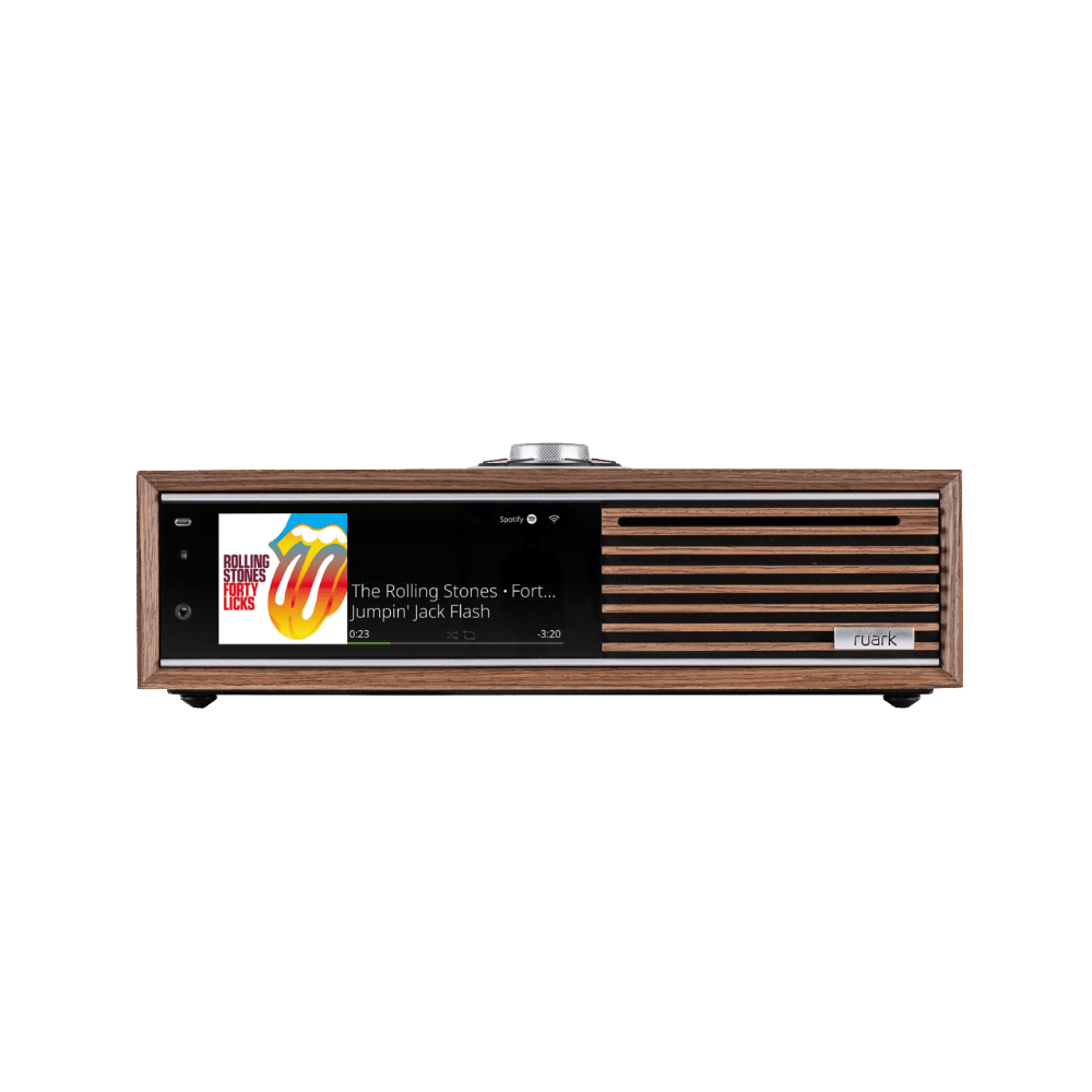 Ruark Audio R710 Music Console in Walnut, front