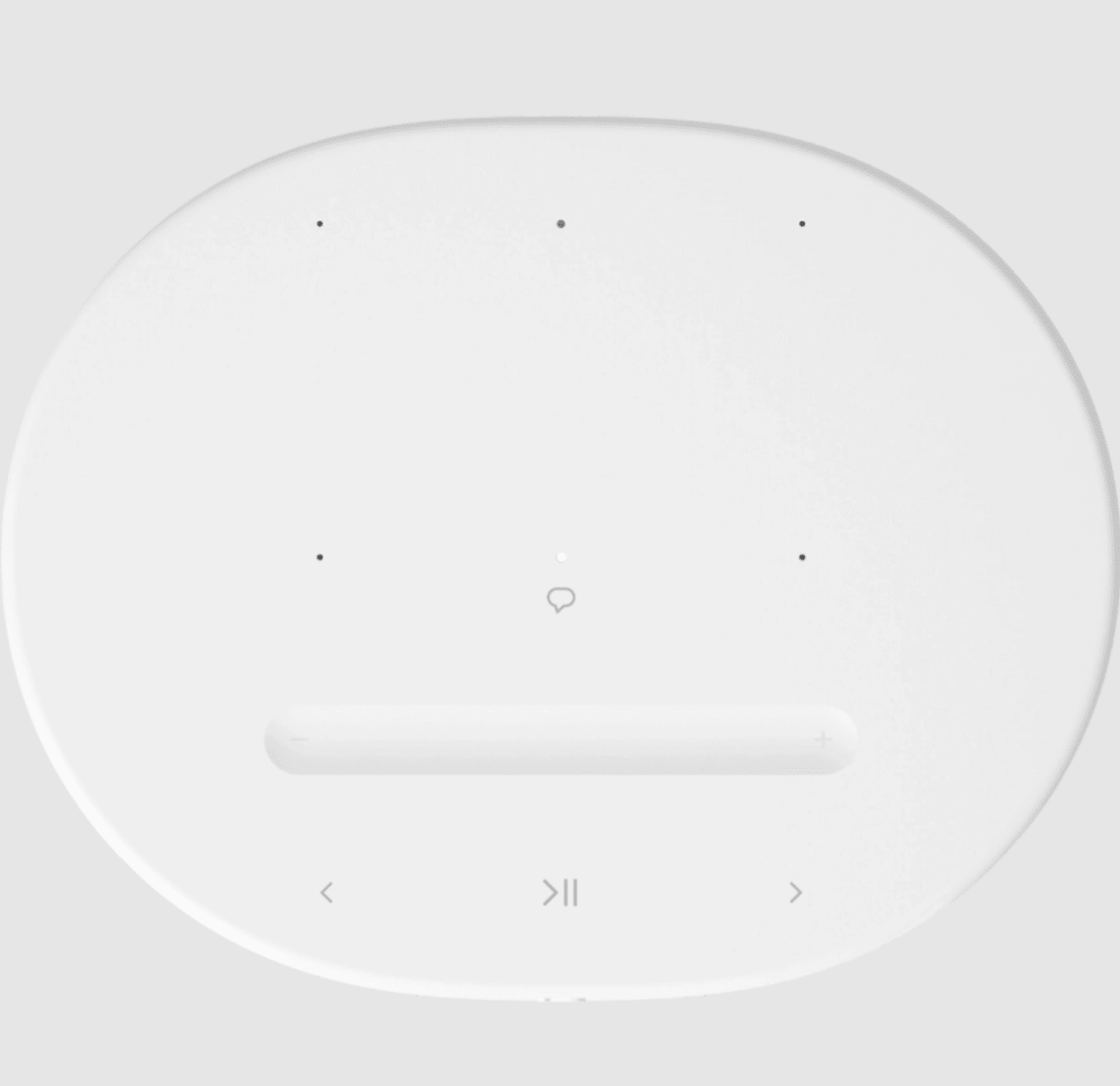 Sonos Move 2 Portable Smart Speaker in white, top