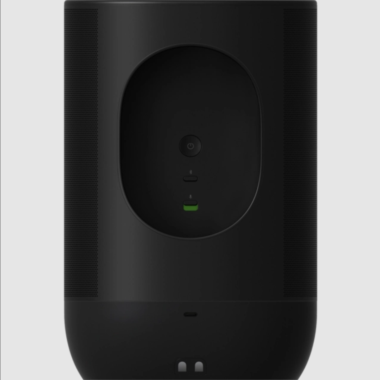 Sonos Move 2 Portable Smart Speaker in Black, back view