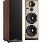 Spendor Classic 200Ti in walnut with titanium faceplate