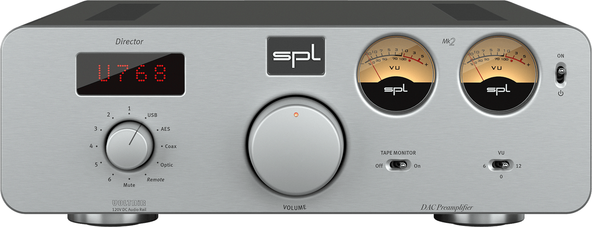 SPL Audio Director MK2 Preamplifier DAC in silver