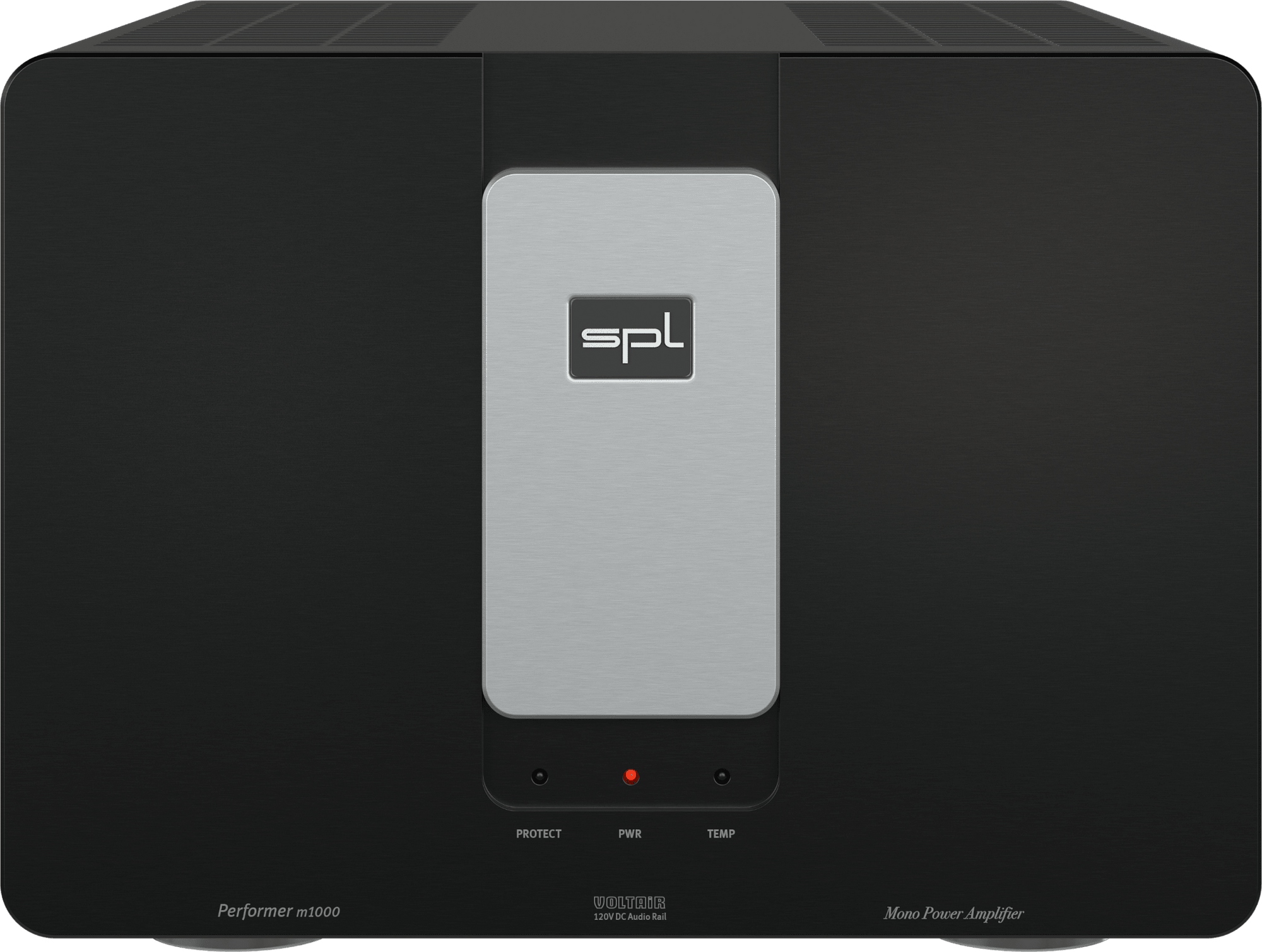 SPL Audio Performer m1000 Mono Power Amplifier. Black unit with silver badge