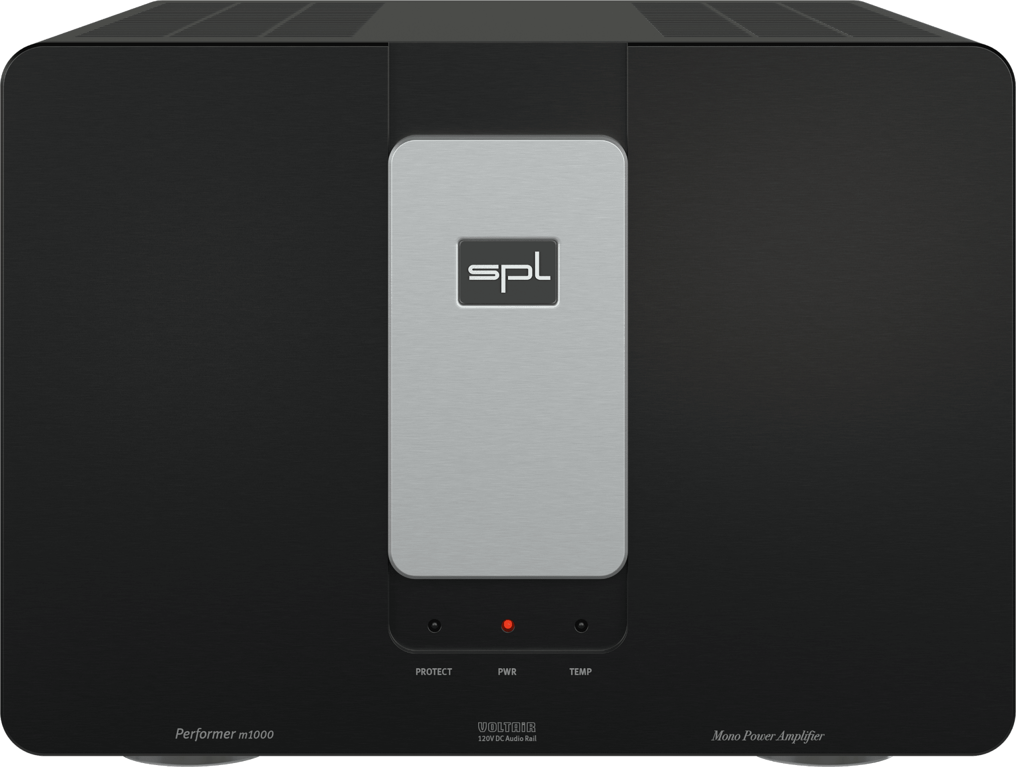SPL Audio Performer m1000 Mono Power Amplifier. Black unit with silver badge