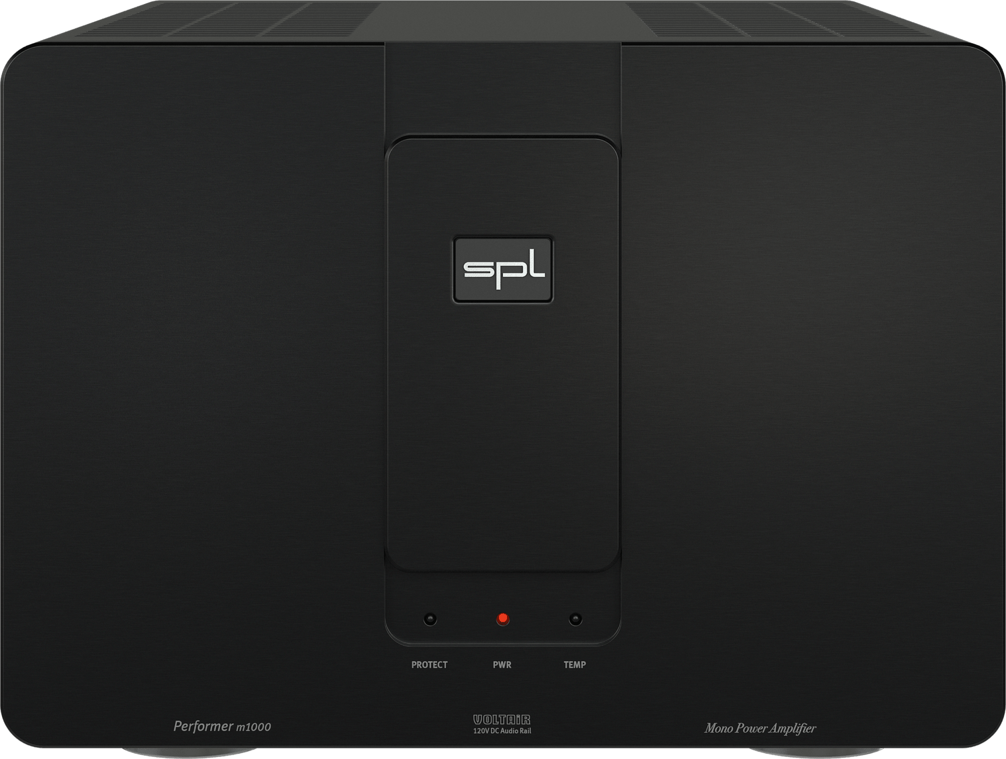 SPL Audio Performer m1000 Mono Power Amplifier. Black unit with black badge