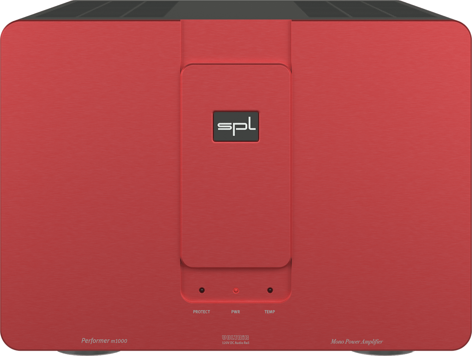 SPL Audio Performer m1000 Mono Power Amplifier. Red unit with red badge