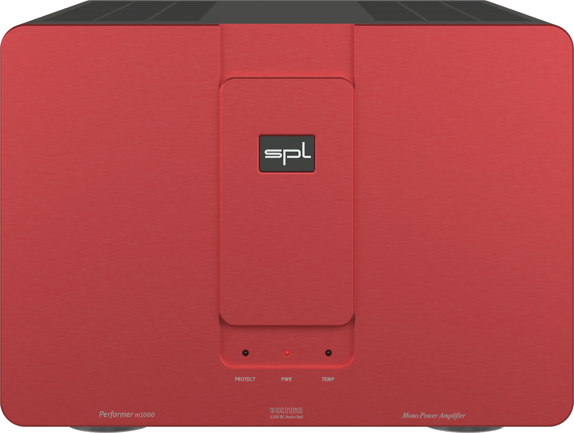 SPL Audio Performer m1000 Mono Power Amplifier. Red unit with red badge