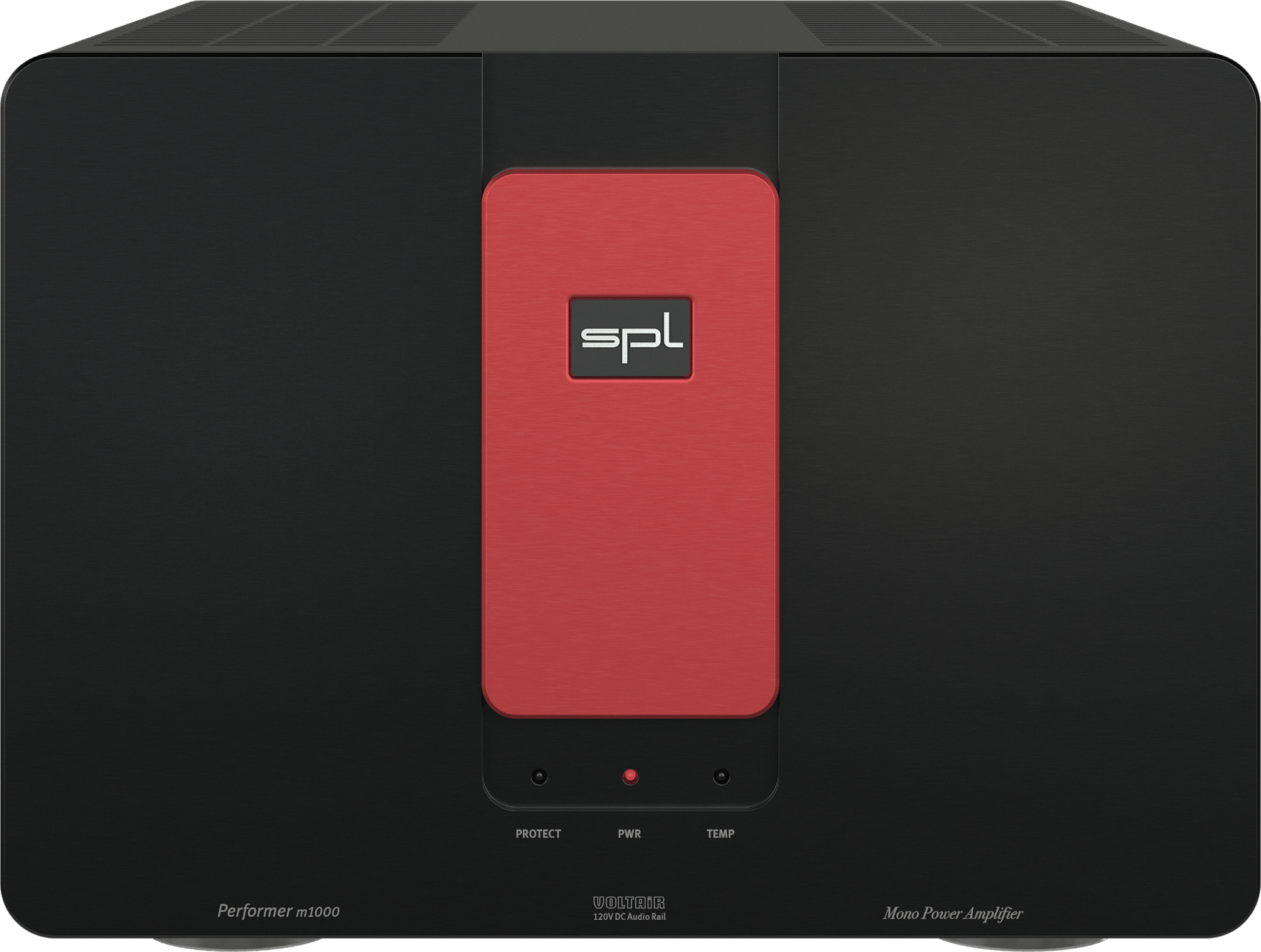 SPL Audio Performer m1000 Mono Power Amplifier. Black unit with red badge