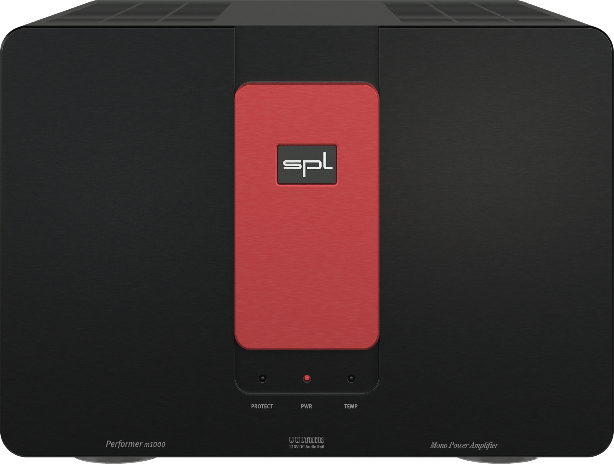 SPL Audio Performer m1000 Mono Power Amplifier. Black unit with red badge