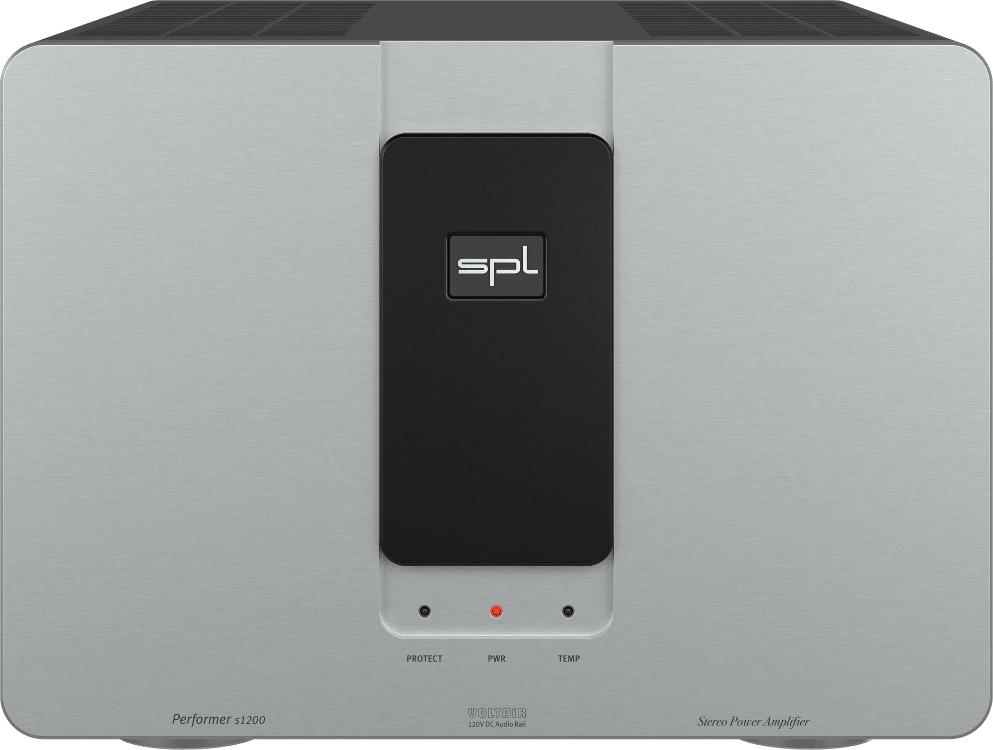 SPL Audio Performer s1200 Stereo Power Amplifier in silver with black insert