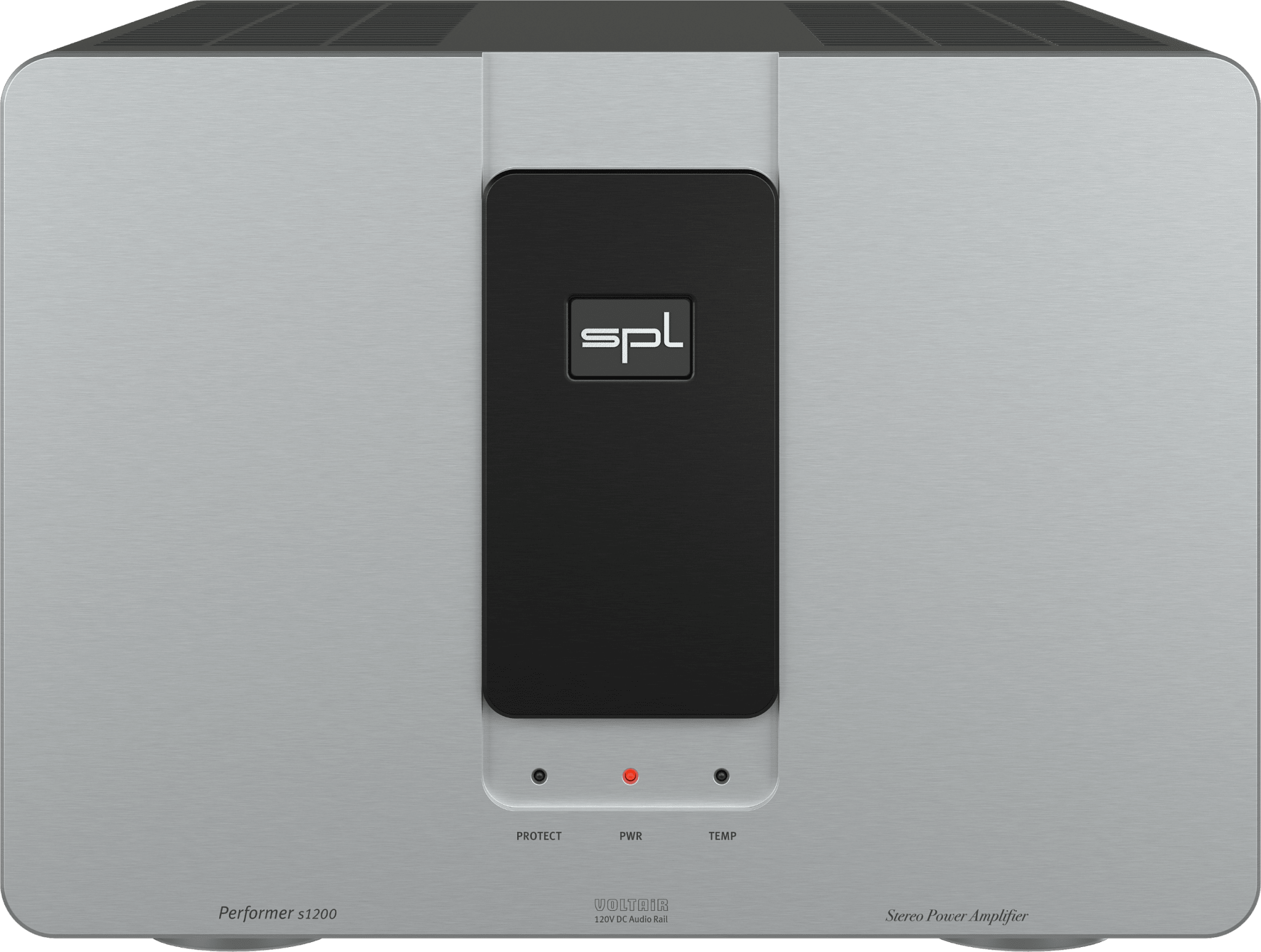SPL Audio Performer s1200 Stereo Power Amplifier in silver with black insert
