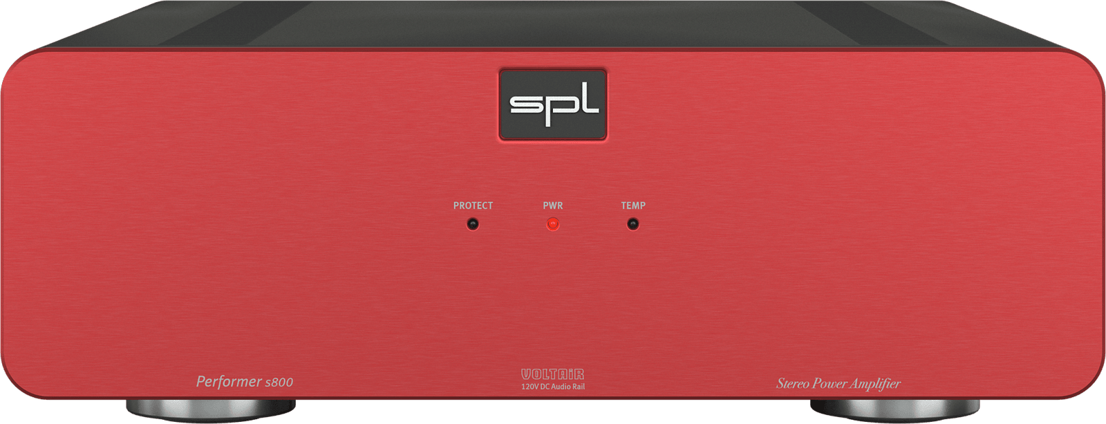 SPL Audio Performer s800 Stereo Power Amplifier in red