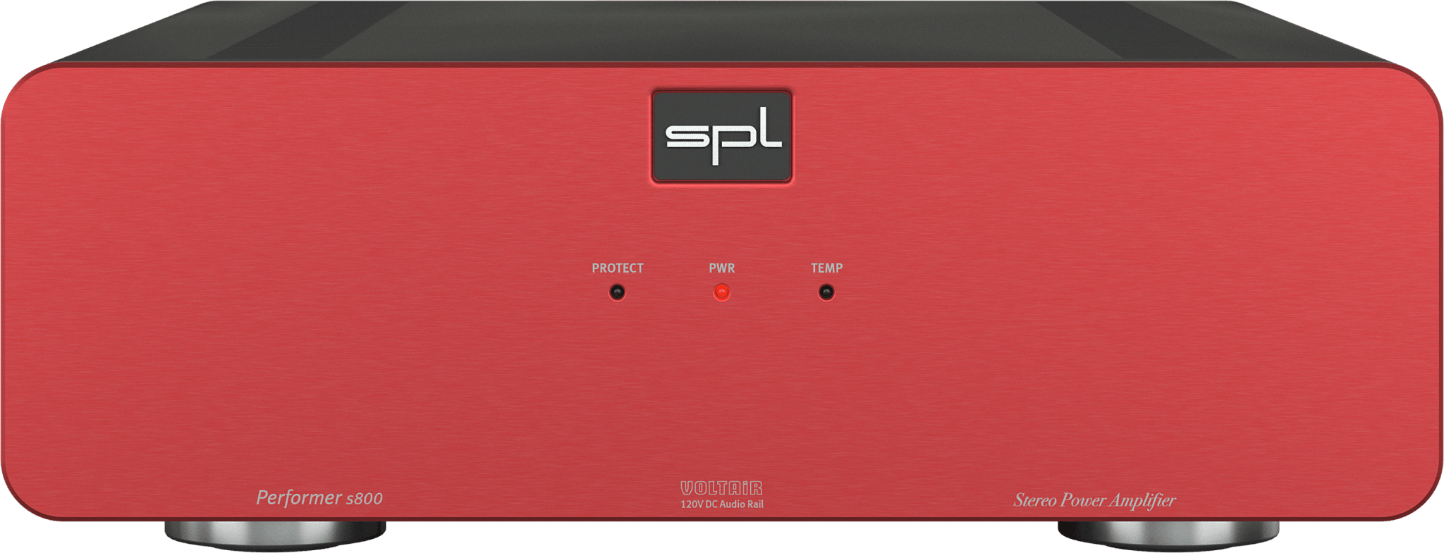 SPL Audio Performer s800 Stereo Power Amplifier in red
