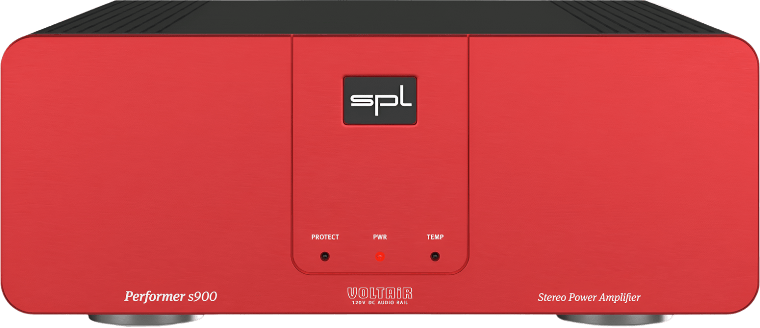 SPL Audio Performer s900 Stereo Power Amplifier in red