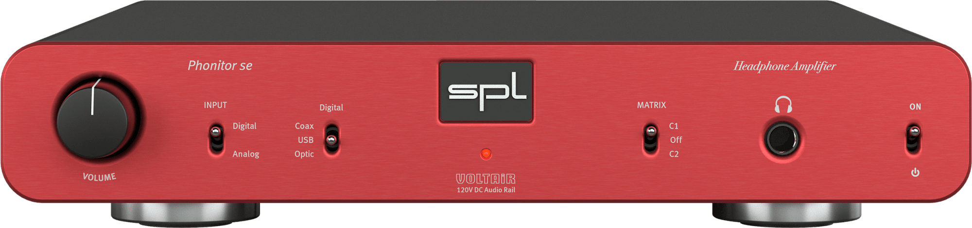 SPL Audio Phonitor se Headphone Amplifier with optional DAC 768xs in red