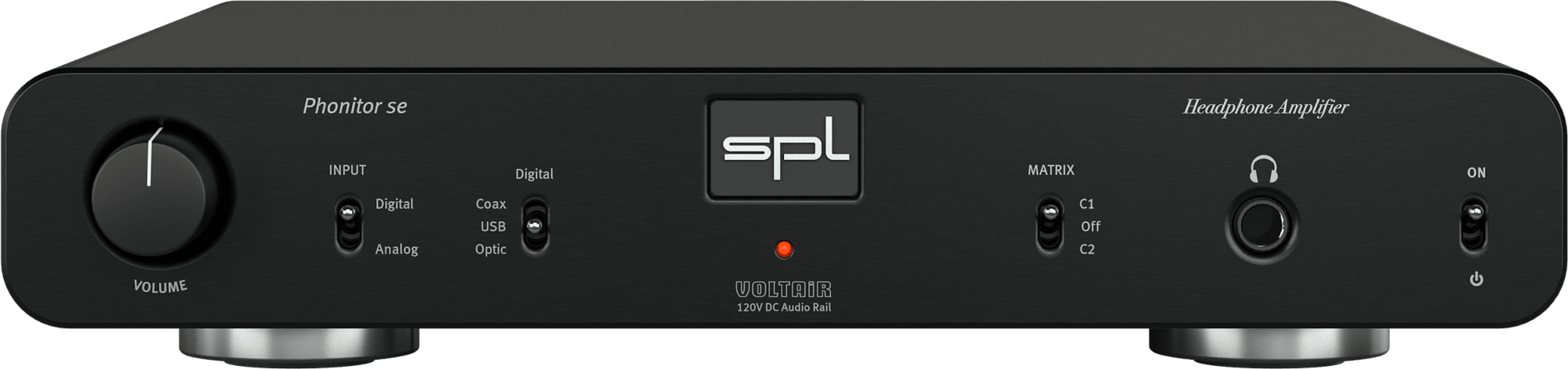 SPL Audio Phonitor se Headphone Amplifier with optional DAC 768xs in black