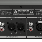 SPL Audio Phonitor x Headphone Amplifier & Preamplifier with optional DAC 768xs - rear with DAC feature