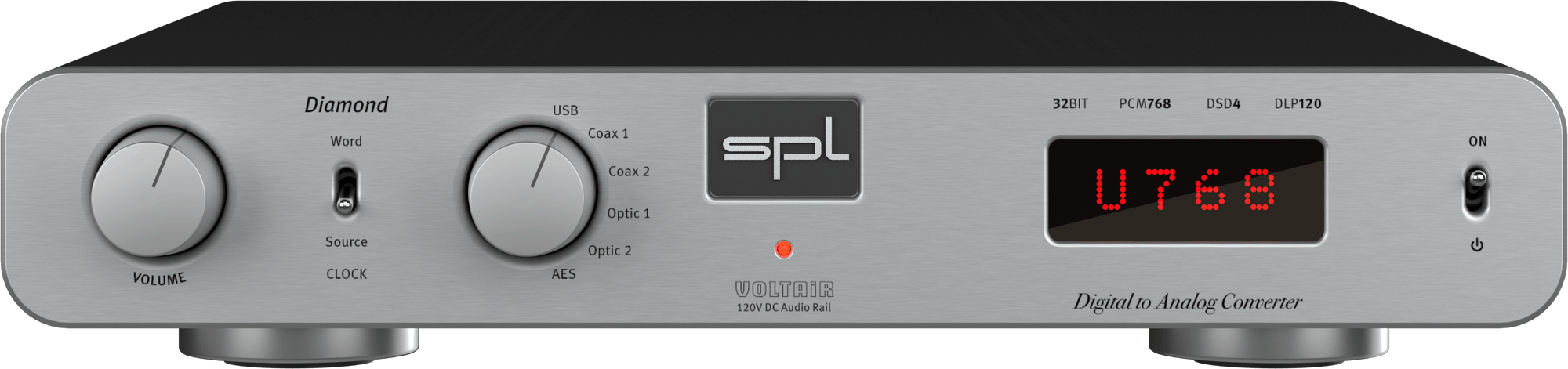 SPL Audio Diamond DAC and Preamplifier in silver