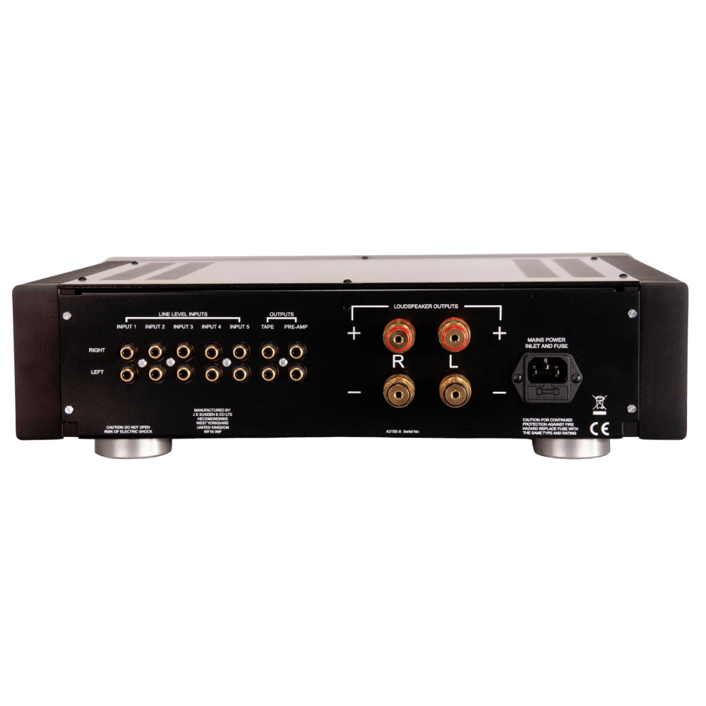 Sugden A21a Signature Integrated Amplifier, back of unit