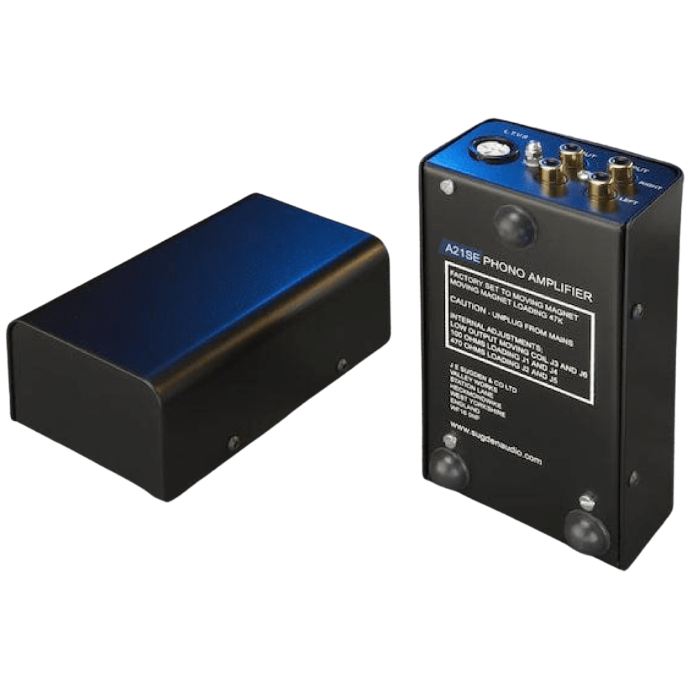 Sugden A21SE Special Edition Stage Two MM/MC Phono Amplifier, top and bottom