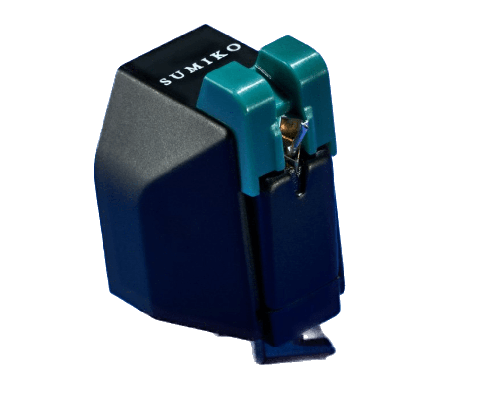 Sumiko RS-OLY Olympia Stylus, mounted on the Sumiko Olympia Cartridge, upright view