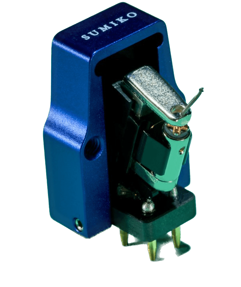 Sumiko Songbird High Output MC Cartridge, upright and angled right
