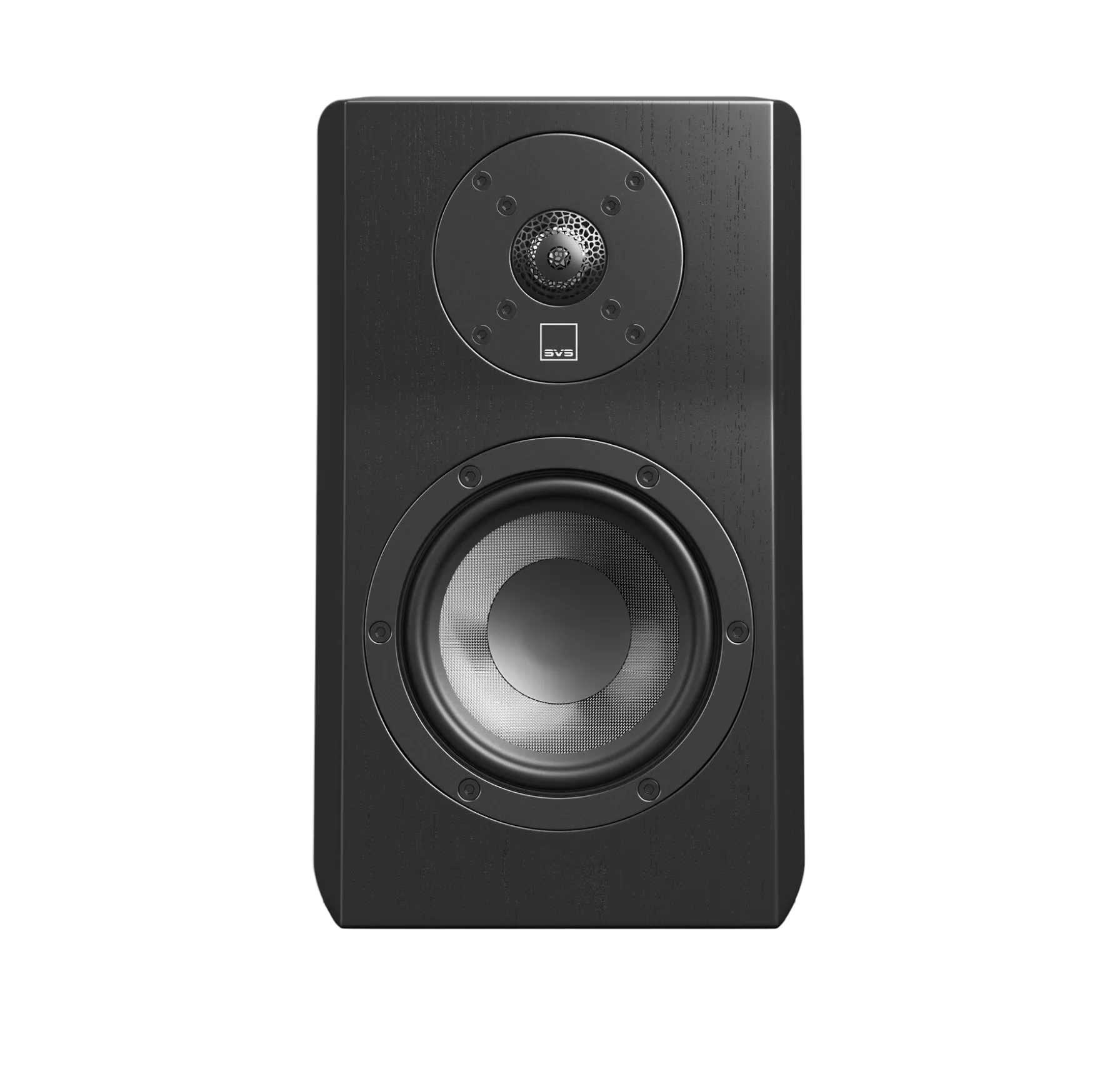 SVS Ultra Evolution Nano Bookshelf Speaker  in Black Oak, without Grille
