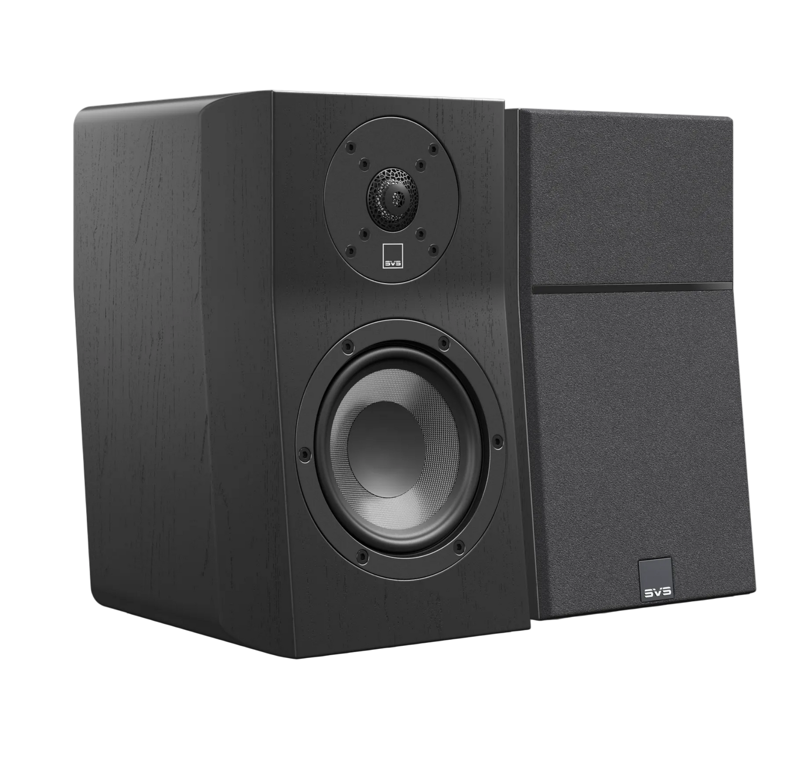 SVS Ultra Evolution Nano Bookshelf Speakers  in Black Oak, pair