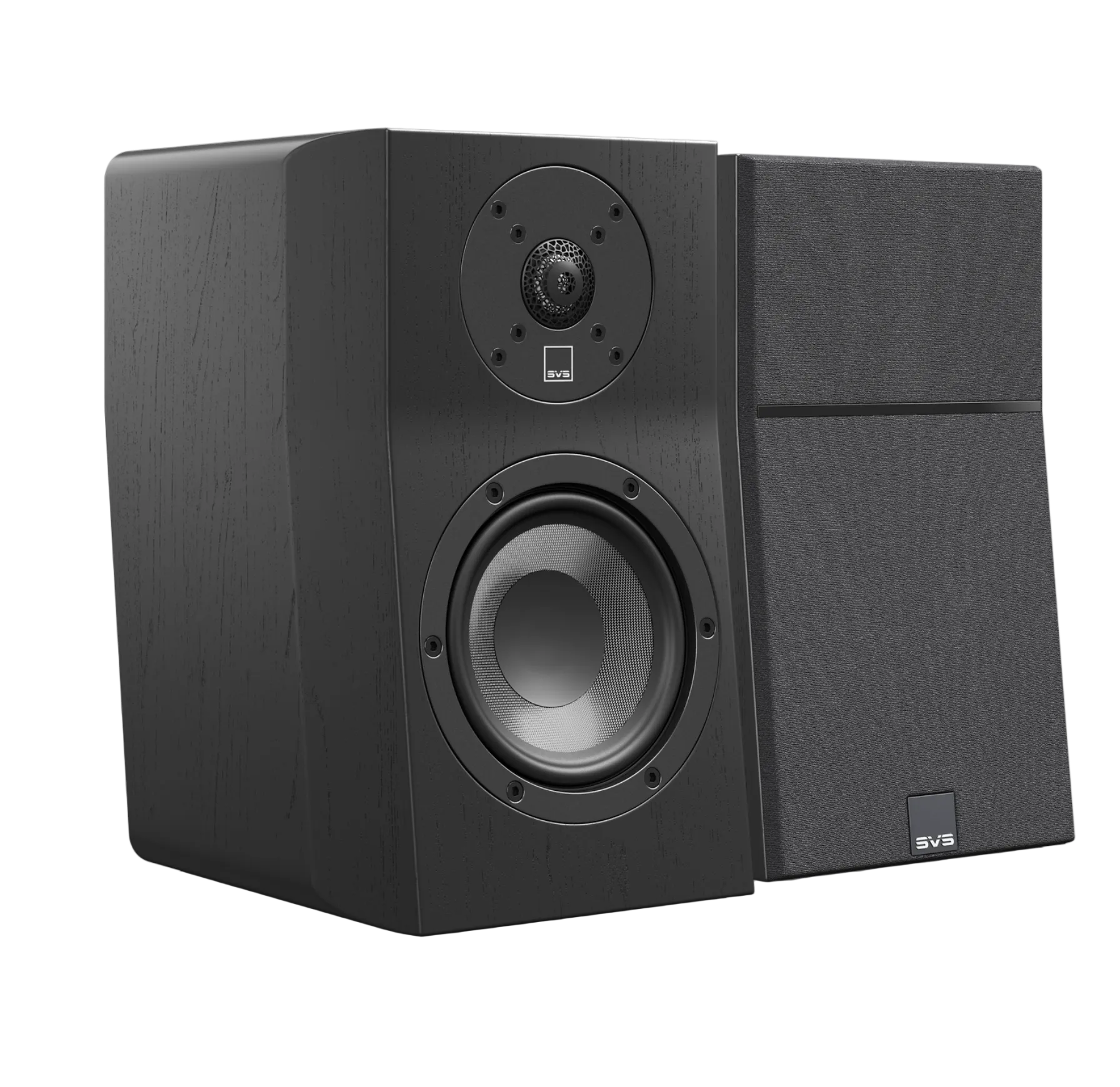 SVS Ultra Evolution Nano Bookshelf Speakers  in Black Oak, pair