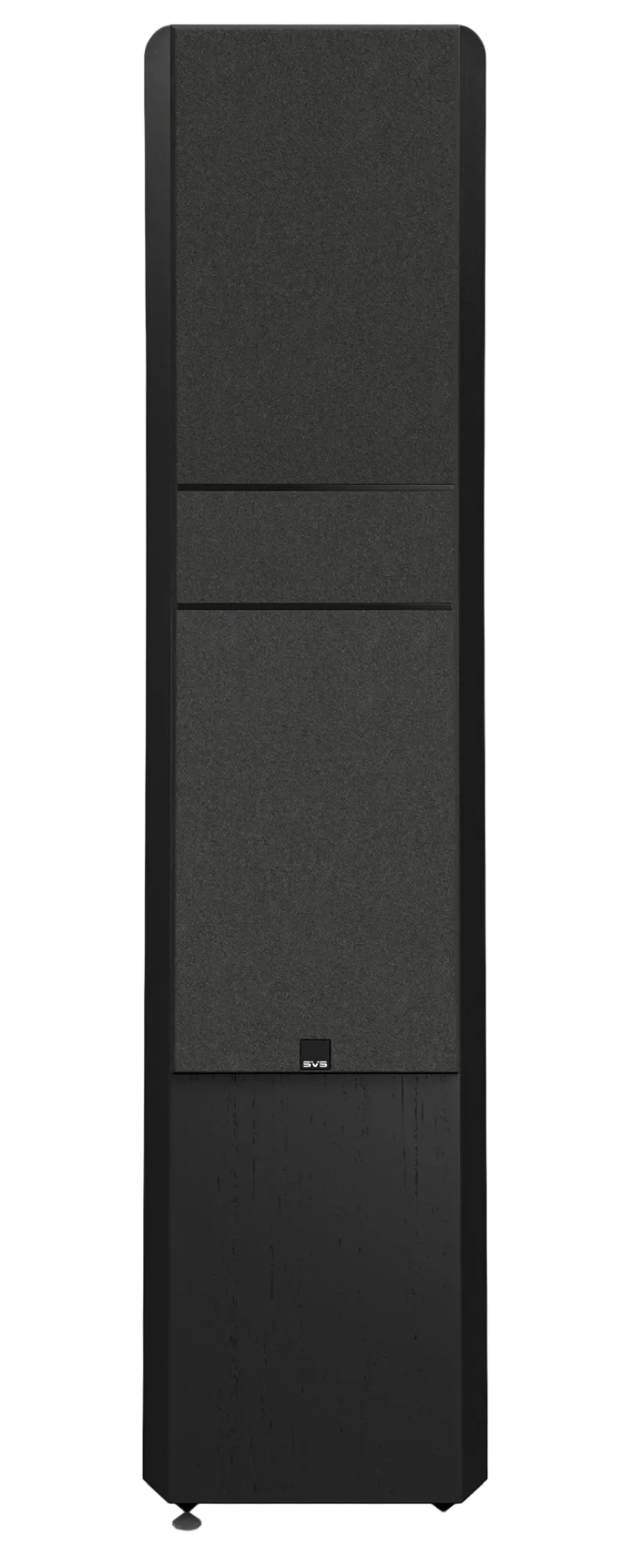 SVS Ultra Evolution Pinnacle Floorstanding Speaker, in Black Oak, individual with Grille