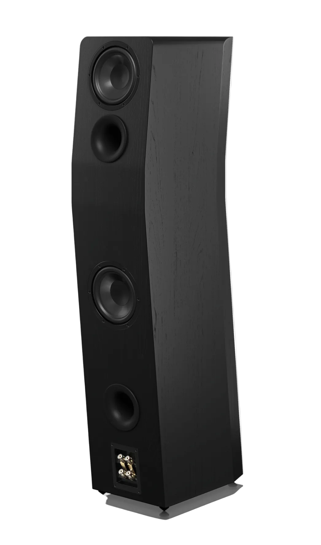 SVS Ultra Evolution Titan Floorstanding Speaker in Black Oak, rear