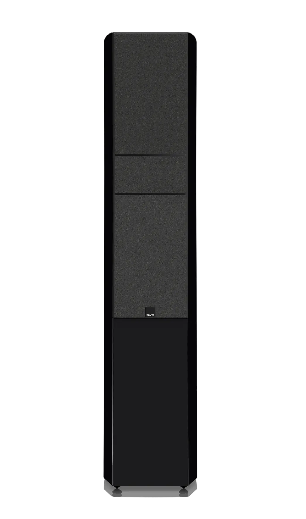 SVS Ultra Evolution Titan Floorstanding Speaker in Piano Black Oak, with grille