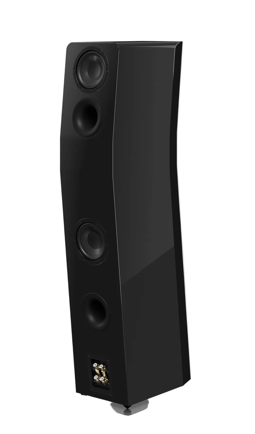 SVS Ultra Evolution Tower Floorstanding Speaker in Piano Black Gloss, rear