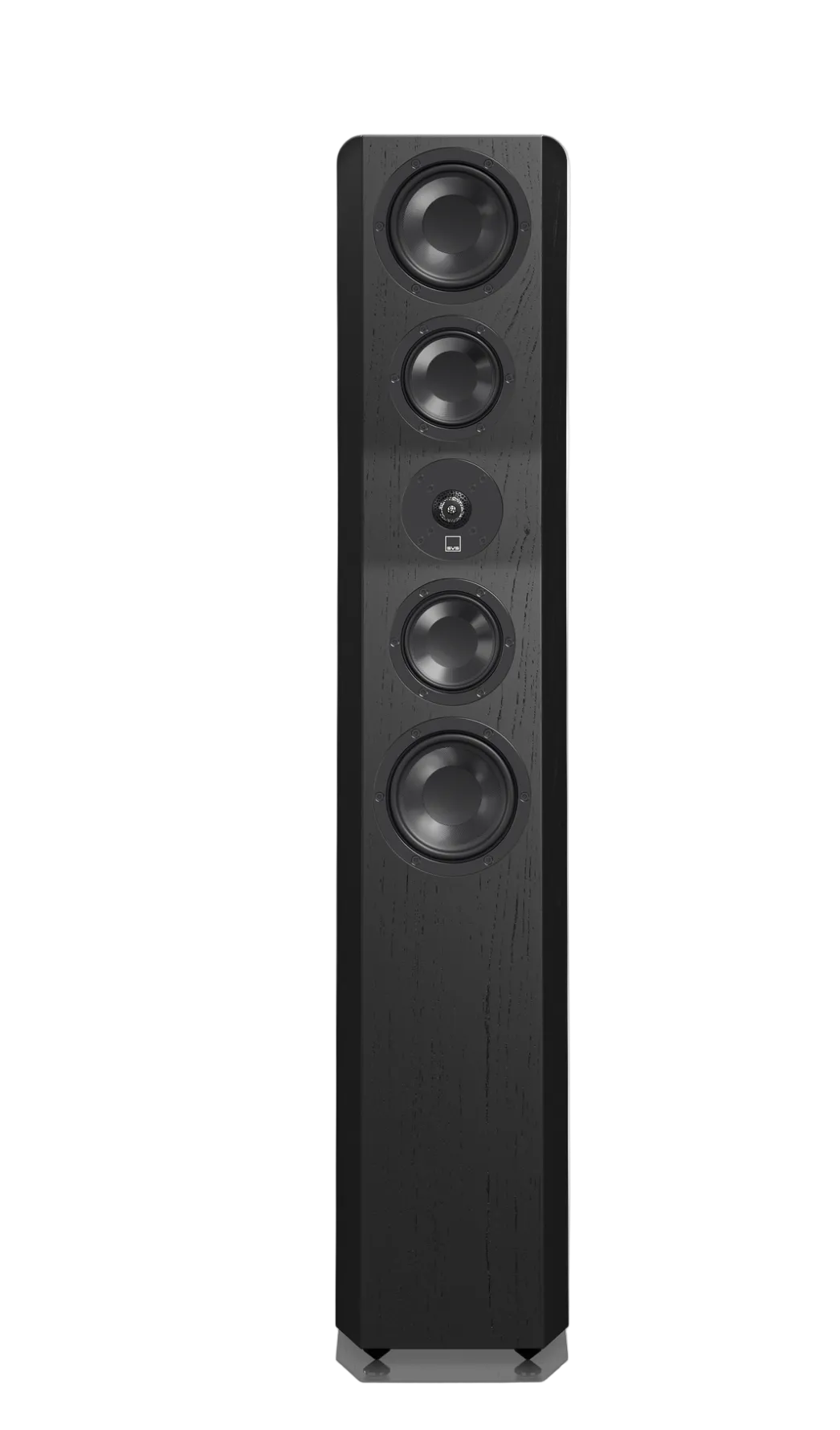 SVS Ultra Evolution Tower Floorstanding Speaker in Black Oak, without grille