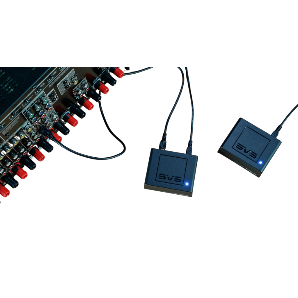 SVS SoundPath Multi-Band Wireless Audio Adapter, connected
