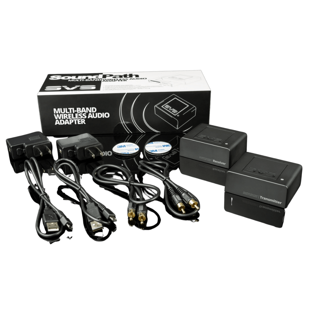 SVS SoundPath Multi-Band Wireless Audio Adapter, whats included