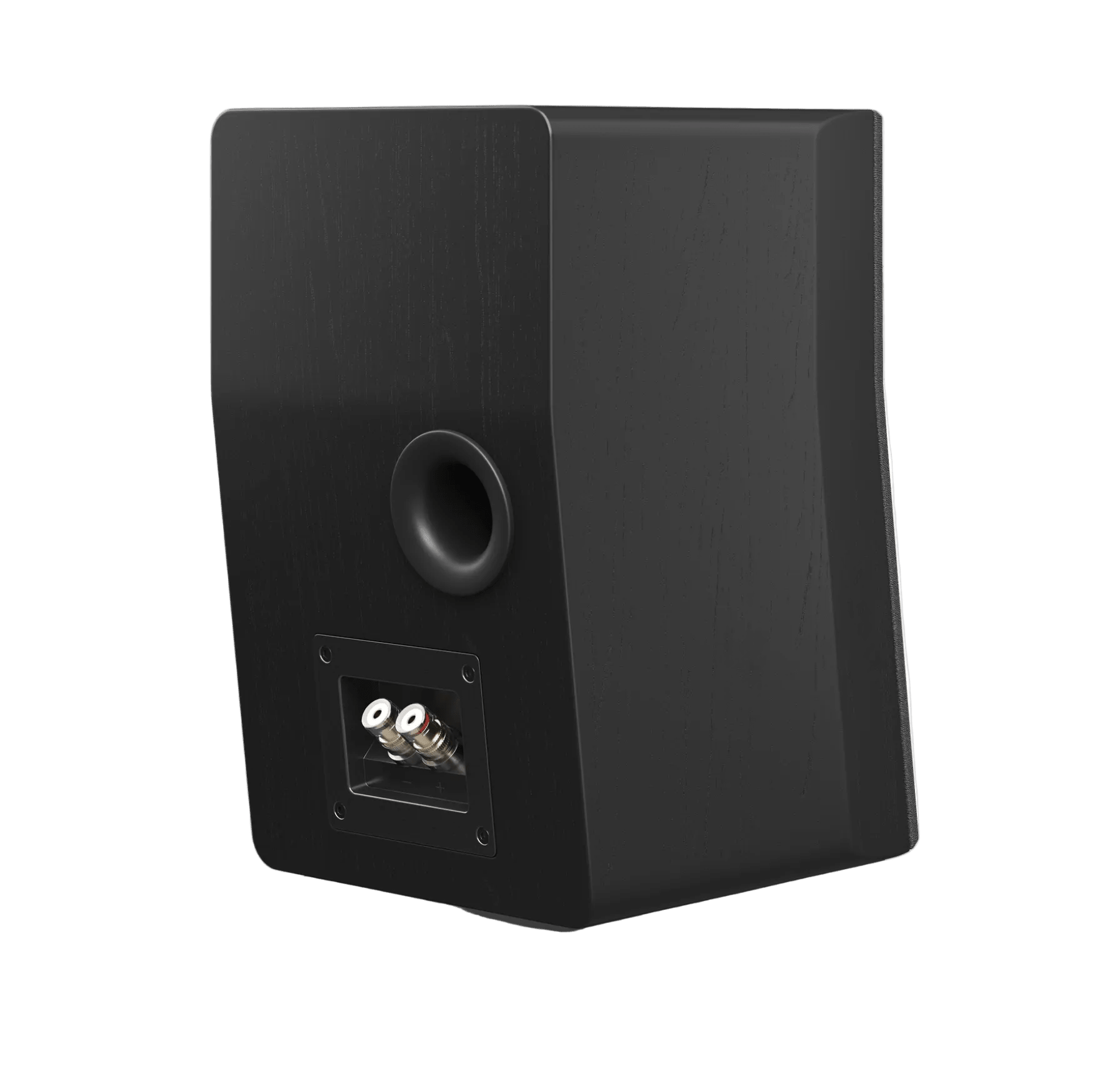 SVS Ultra Evolution Nano Bookshelf Speaker  in Black Oak, back view