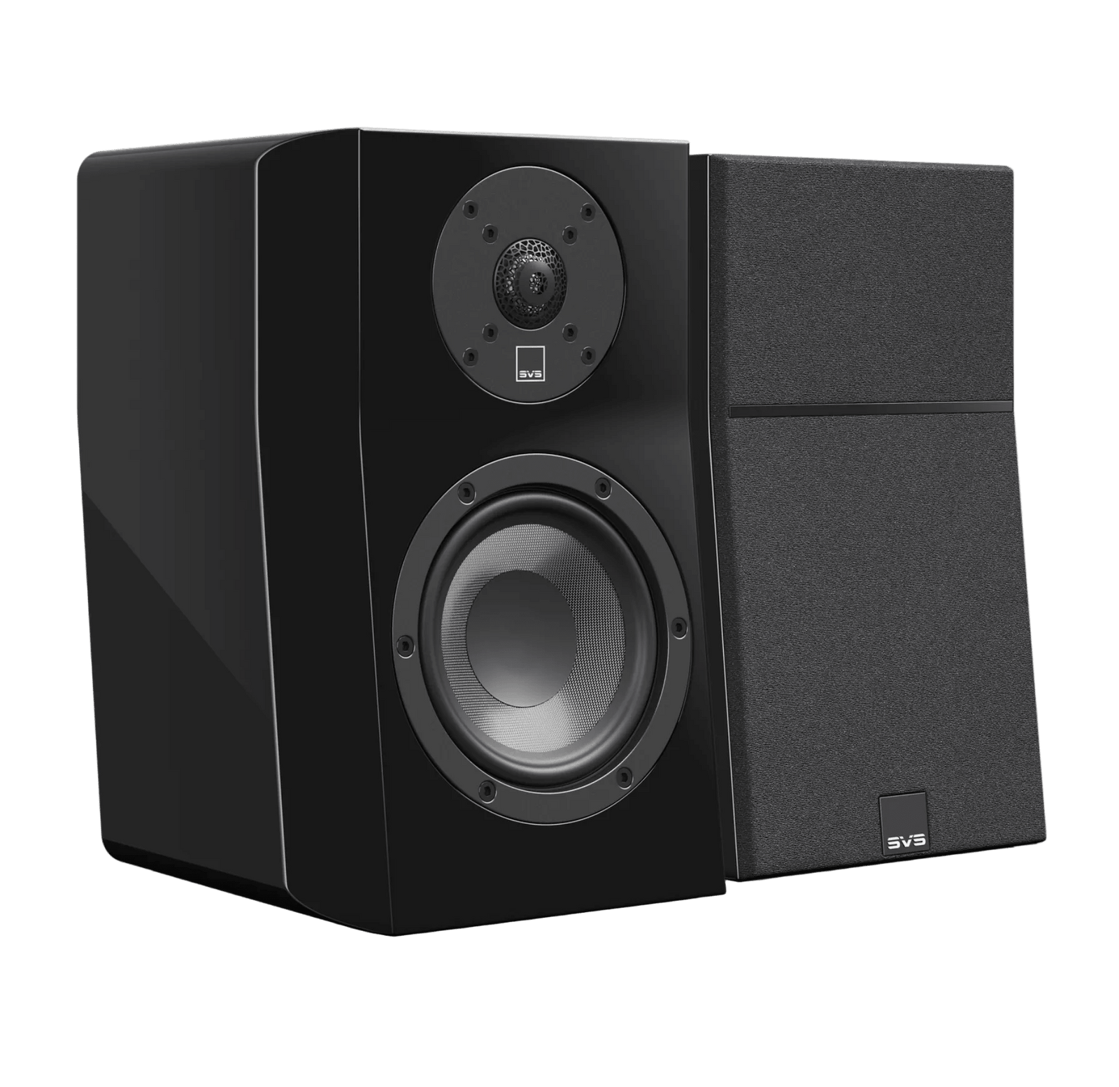 SVS Ultra Evolution Nano Bookshelf Speakers in Piano Black Gloss, pair